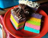 Foto langkah ke 12 dari resep Rainbowcake kukus part ll.