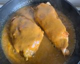 Foto del paso 8 de la receta: Pechuga de pollo rellena de verduras