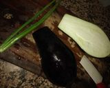 Foto del paso 1 de la receta: Berenjenas rellenas de carne