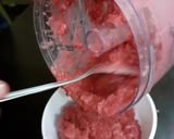 A picture of step 6 of Beetroot Hummus.