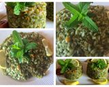 Foto del paso 1 de la receta Arroz verde (Arroz meloso)