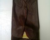 Foto langkah ke 4 dari resep Dadar Gulung Coklat Isi Pisang Coklat.