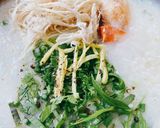 Hình bước làm 5 của món Cháo Gà Vi Cá Thịt Cua