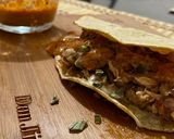 Foto del paso 6 de la receta: Tacos de machaca de pescado ahumado y queso