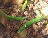 Qeema aloo matar recipe step 4 photo