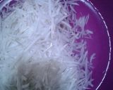 Foto langkah ke 2 dari resep Kembang Gula Kelapa Kemerdekaan (manisan kelapa).