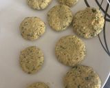 A picture of step 2 of Homemade vegan falafels.