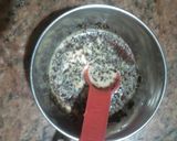 A picture of step 1 of Butter Scotch Cold Coffee shake.