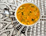 عکس مرحله 5 از دستور سوپ سبزیجات و دال عدس (Red lentil & vegetables soup)
