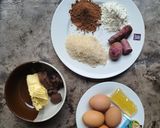 Foto langkah ke 1 dari resep Brownies Ubi Ungu.