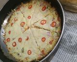 A picture of step 4 of Potato cheese Omelette.