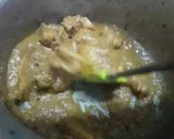 A picture of step 3 of Chicken Aloo Salan.