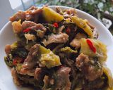 Hình bước làm 5 của món Thịt kho dưa cải muối