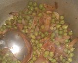 A picture of step 5 of Choliya Pulao.