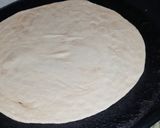 A picture of step 4 of Lachadar parhata with chye.