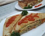 Foto langkah ke 4 dari resep Roti isi a.k.a sandwich simple.