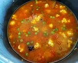 A picture of step 3 of Veg Tahri.