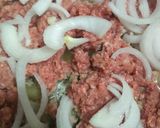 A picture of step 1 of Picadillo in Broth.
