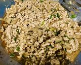 A picture of step 3 of Cassava Noodle Salad with Shrimp and Pork.