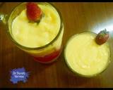 No Bake Mango Cheese Cake Mousse Jar with strawberry jelly recipe step 5 photo