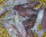 Hình bước làm 1 của món Mực trứng hấp hành gừng