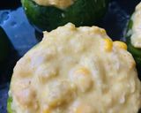 Foto del paso 7 de la receta: ZAPALLITOS RELLENOS VEGETARIANOS 🧅🌽 #800❤️👏 🥒🥚🧀
