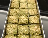 Foto langkah ke 7 dari resep Fudgy brownies sekat | matcha greentea.