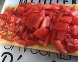 Une image de l'étape 7 de Salade de semoule aux tomates, concombre, poivrons et lomo.