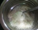A picture of step 1 of Paan coconut modak.