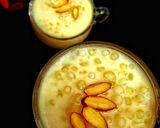 A picture of step 6 of Sabudana jaggery kheer.