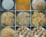 A picture of step 3 of Orange coconut bread ladoo.