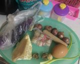 Foto langkah ke 1 dari resep Tumis Bakso Kubis/Kol Sosis Telur & Terong bumbu seblak.
