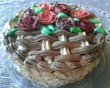 صورة لخطوة 12 من وصفة تورتة سلة الورود 🌹🌷🌹