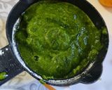 A picture of step 1 of Methi roti.