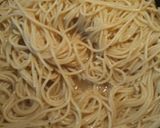 A picture of step 7 of Cacio e Pepe, Cheese and Pepper.