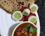 A picture of step 4 of Kabuli chana.