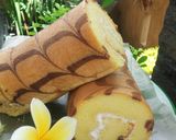 Foto langkah ke 9 dari resep Bolu Gulung Kembar #simpel,endolita# ("-").