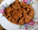 Gambar langkah 8 resipi Rendang Pedas Daging & Hati Lembu.