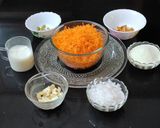 A picture of step 1 of Carrot ladoo\ Gajar ka laddu.
