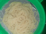 Spaghetti and eggs