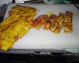 Foto del paso 9 de la receta: Fríjoles con pezuña de cerdo, aguacate, patacón verde, arroz blanco y chicharrón