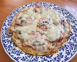 A picture of step 5 of Easy Breakfast or Dinner Pizza-Style Tortilla.