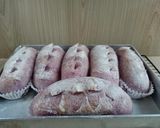 Foto langkah ke 8 dari resep Roti Sourdough Ubi Ungu Yeast Anggur.