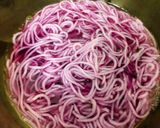 A picture of step 1 of Rainbow Spring Rolls.