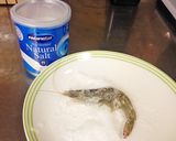 【海鹽料理】鹽烤鮮蝦的食譜步驟1照片