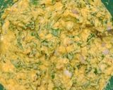 A picture of step 3 of Bhaaji wada.