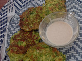 Hamburguesas de brócoli y queso