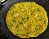 A picture of step 4 of Methi thepla.