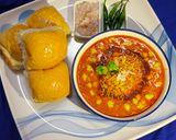 A picture of step 4 of White Matar Usal Pav.