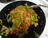 A picture of step 2 of Masala pav.